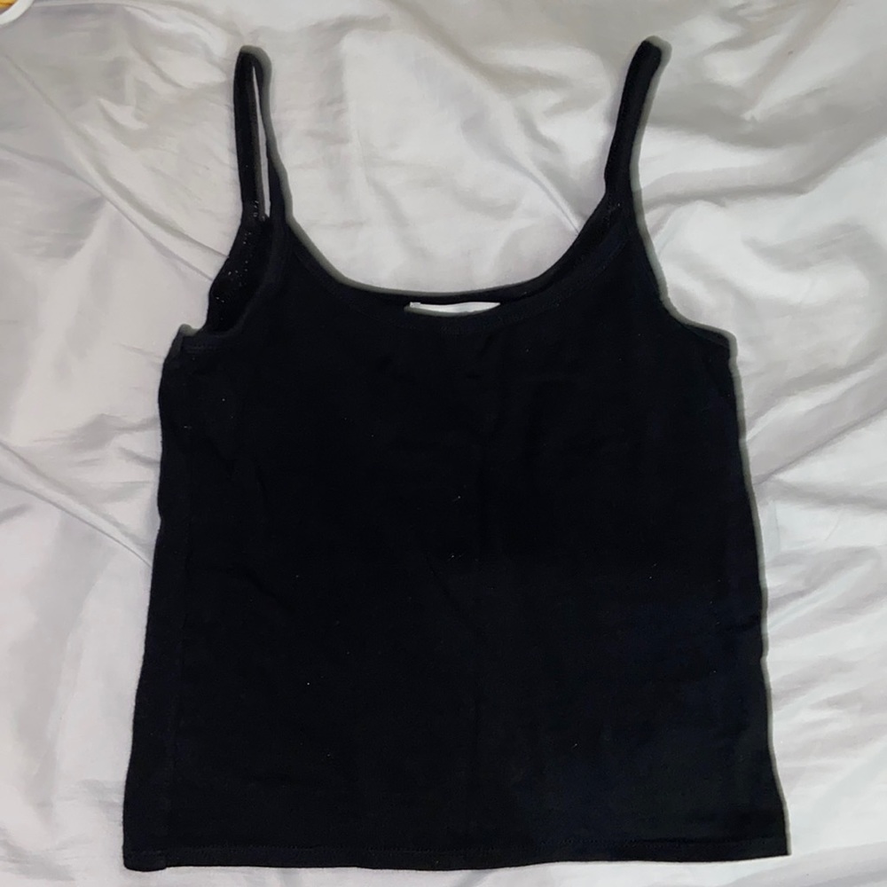 Black crop top